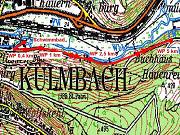 Karte Laufstrecken Triathlon ASV Kulmbach